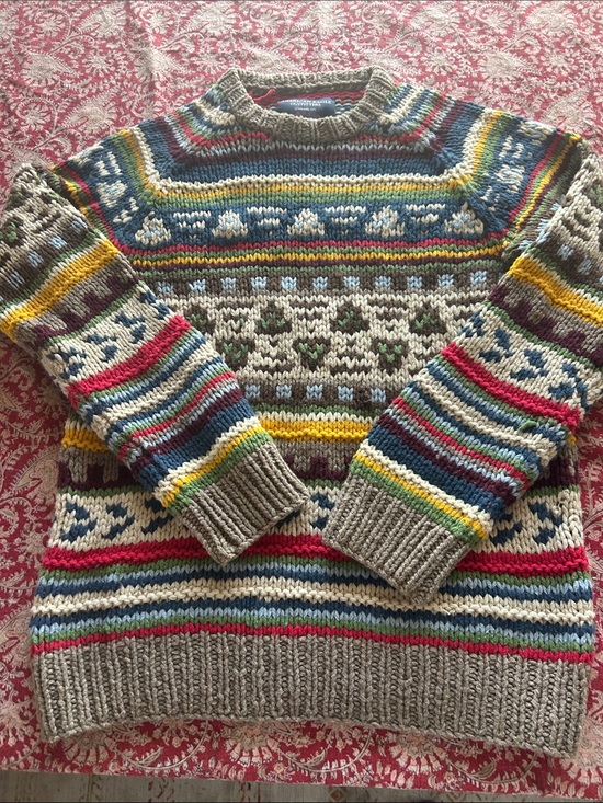 American Eagle Outfitters Other - Vintage American Eagle Outfitters Classic Multicolor Fair Isle Crewneck Sweater